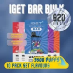 IGET Bar 10 Pack Set Flavours