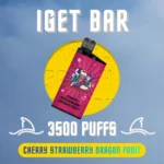 IGET Bar Cherry Strawberry Dragon Fruit