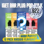IGET Bar Plus Pod 10 Pack Random Flavours