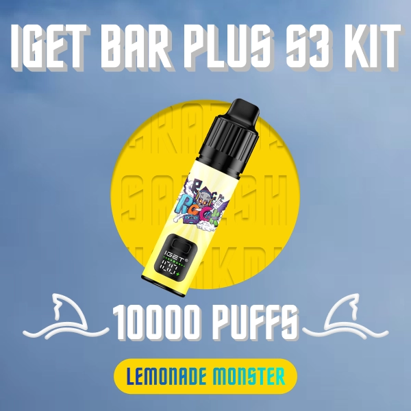 IGET-Bar-Plus-S3-Kit-Lemonade-Monster.webp IGET Bar Plus S3 Kit Lemonade Monster - Image 1