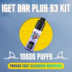 IGET Bar Plus S3 Kit Passion Fruit Blueberry Raspberry