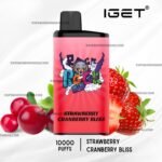 IGET Bar Pro 10000 Puffs Strawberry Cranberry Bliss