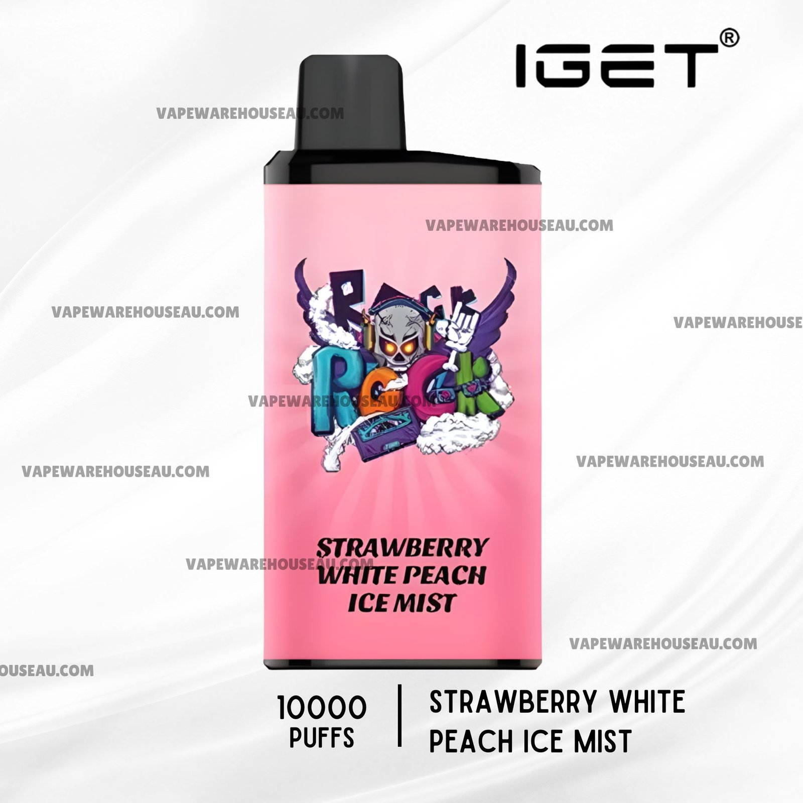 IGET-Bar-Pro-10000-Puffs-Strawberry-White-Peach-Ice-Mist.jpg IGET Bar Pro 10000 Puffs Strawberry White Peach Ice Mist - Image 1