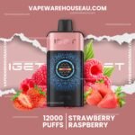 IGET One 12000 Puffs Strawberry Raspberry