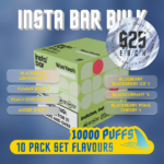 Insta Bar 10000 Puffs 10 Pack Set Flavours Bundle