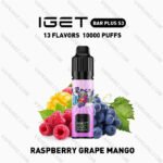 IGET BAR PLUS S3 KIT – Raspberry Grape Mango