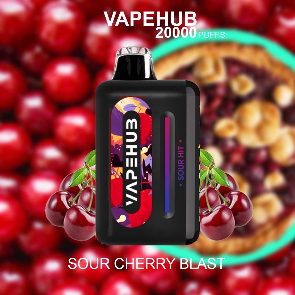 SOUR-CHERRY.jpg VAPEHUB SOUR CHERRY BLAST – 20000 PUFFS - Image 1