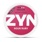 ZYN Nicotine Pouches Slim 11mg Sour Ruby